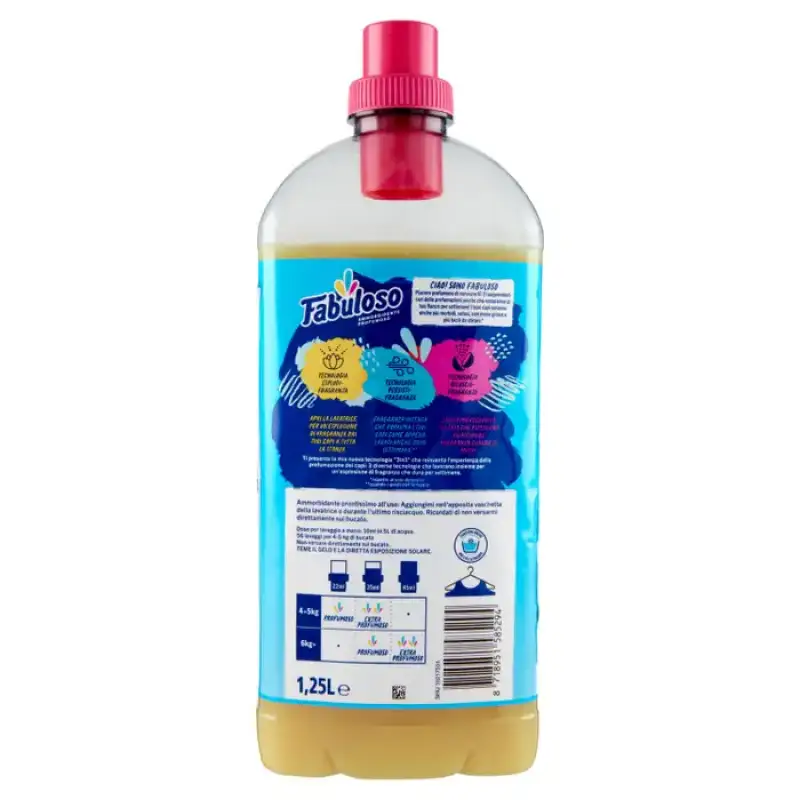 Fabuloso Balsam de Rufe Concentrat Vanilia 56 spalari 1,25 lt Bax 12 buc.
